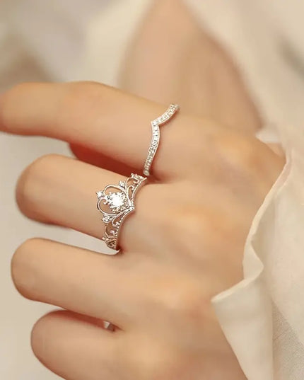 Crystal Crown Ring