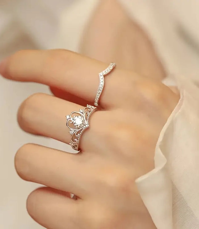 Crystal Crown Ring