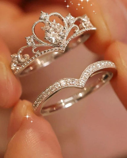 Crystal Crown Ring