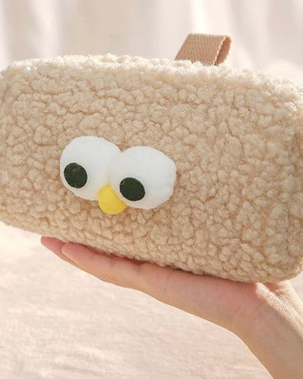 Big Eyed Plush Pencil Case
