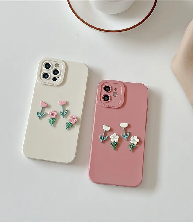 3D Flower Phone Case