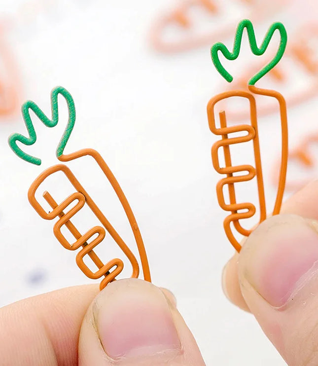 5PCS Mini Carrot Bookmark