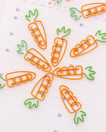 5PCS Mini Carrot Bookmark