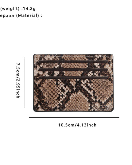 Snake Skin Cardholder