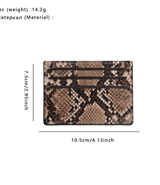 Snake Skin Cardholder