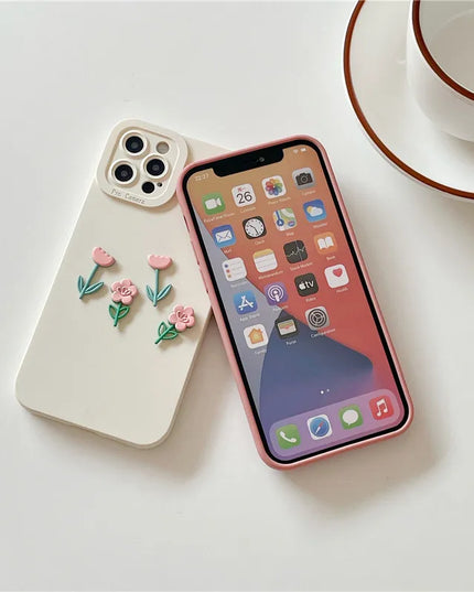 3D Flower Phone Case