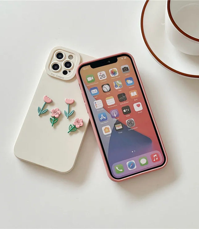 3D Flower Phone Case