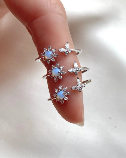 Plum Blossom & Butterfly Ring