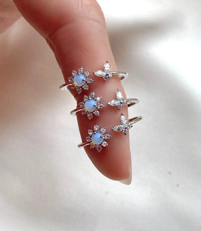 Plum Blossom & Butterfly Ring