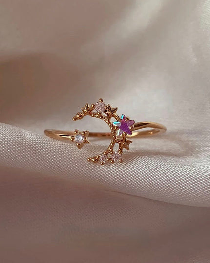 Celestial Moon Ring