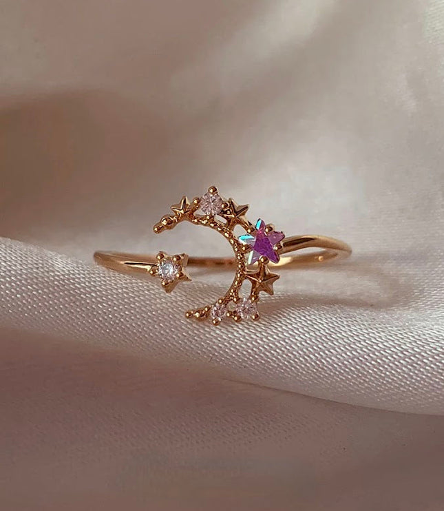 Celestial Moon Ring