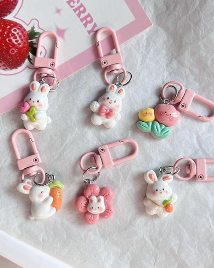 Cute Rabbit Keychain