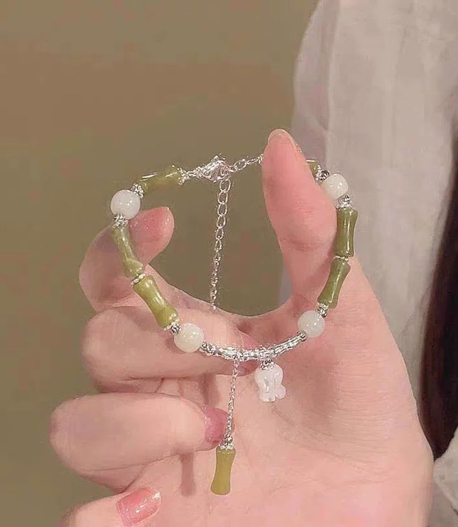 Lily of The Valley Bamboo Bracelet