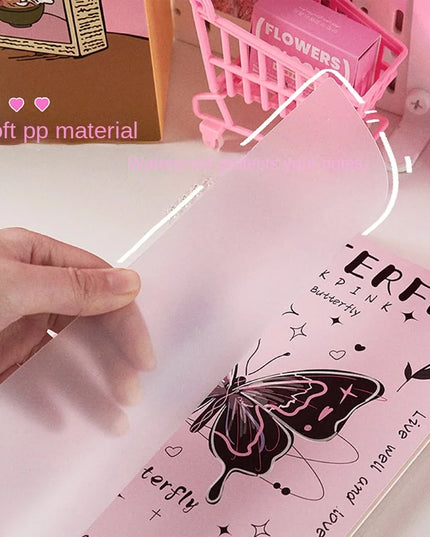 Pink Butterfly Notebook