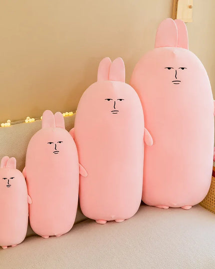 Pink Cosmic Rabbit Pillow