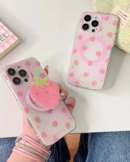 Pink Strawberry Phone Case