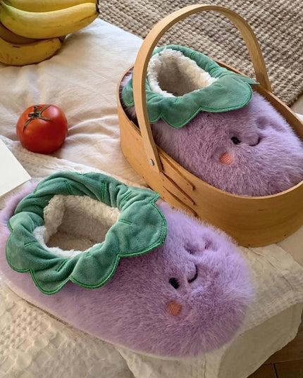 Veggies Plush Slippers