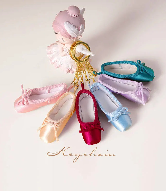 Handmade Ballet Shoe Keychain