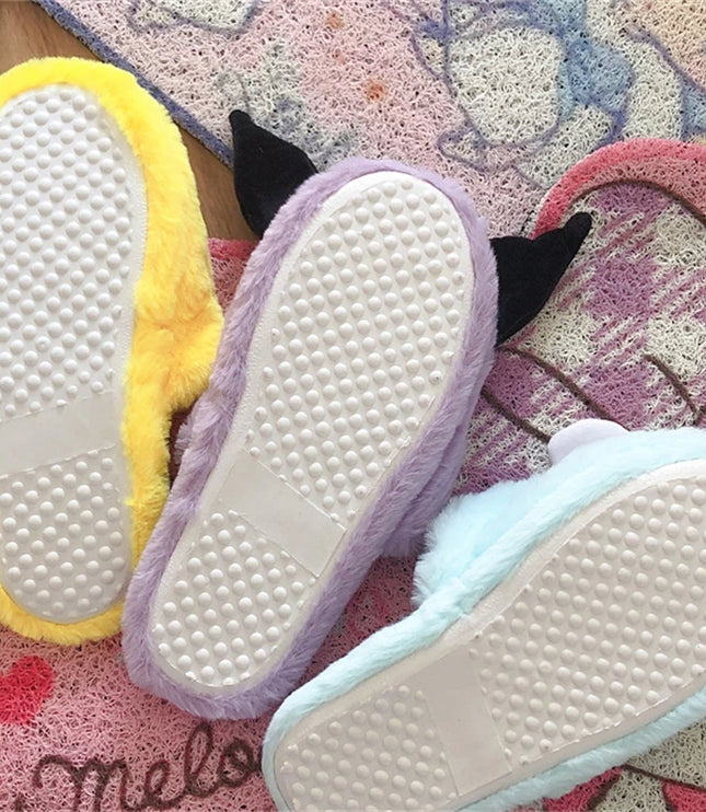 SANRIO Plush Home Slippers