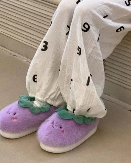 Veggies Plush Slippers