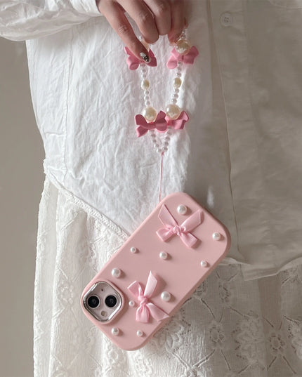 Pearl Bowknot Phone Case