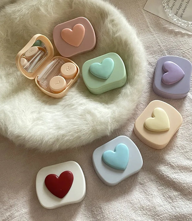 3D Heart Contact Lens Case