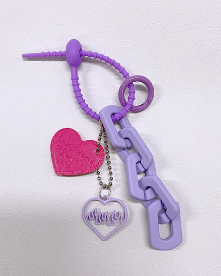 Chained Heart Keychain