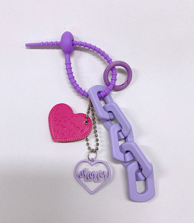 Chained Heart Keychain