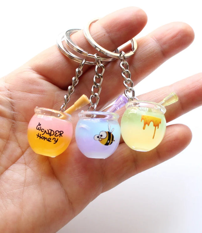 Honey Jar Keychain