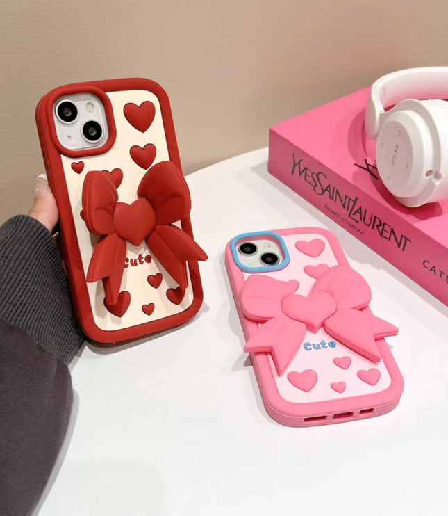 3D Bowknot Phone Case