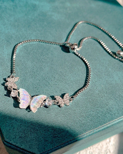 Moonstone Butterfly Bracelet