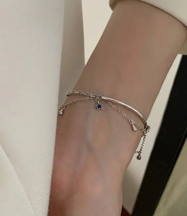 Double Layer Water Drop Bracelet