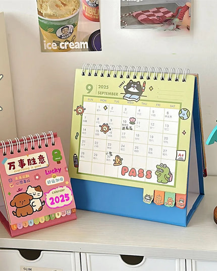 Cartoon Animal Desk Calendar