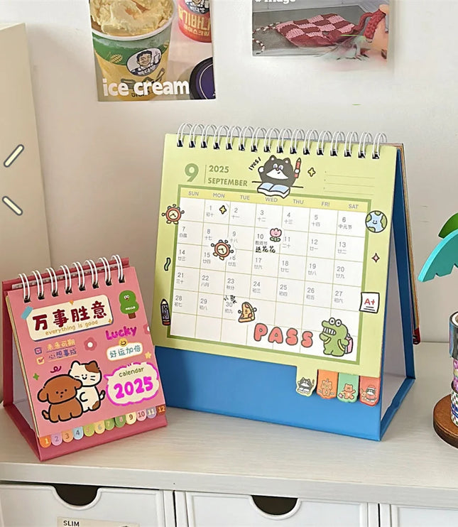 Cartoon Animal Desk Calendar