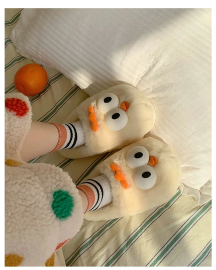 Big Eyes Chicken Slippers