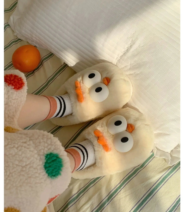 Big Eyes Chicken Slippers