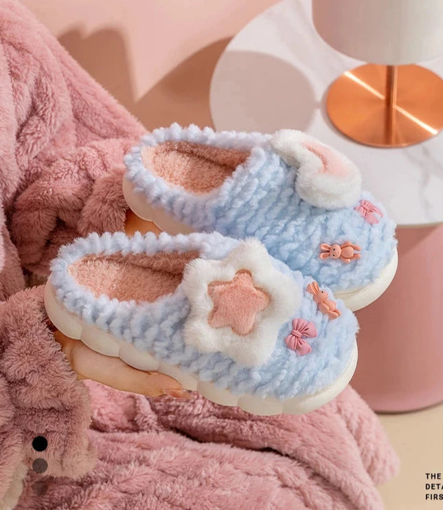 Cute Star & Moon Slippers