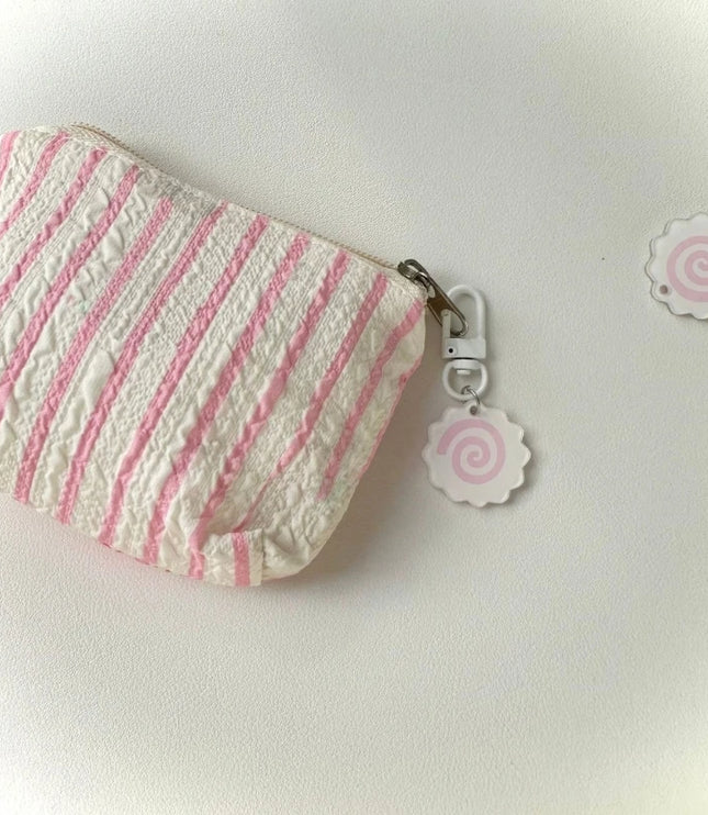 Pink Squid Roll Bag Charm