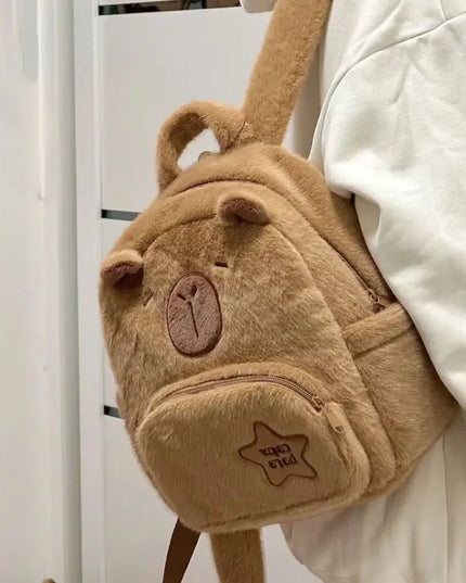 Capybara Plush Backpack