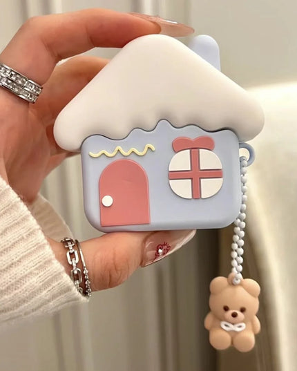 Snow Bear House AirPods Case