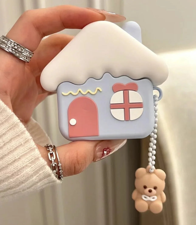 Snow Bear House AirPods Case