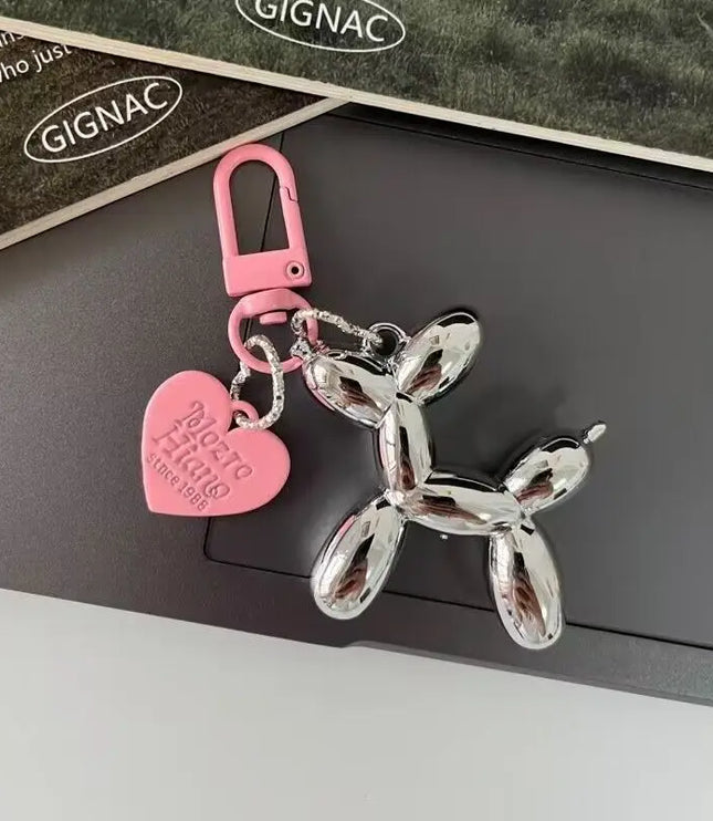 Y2K Balloon Dog Keychain