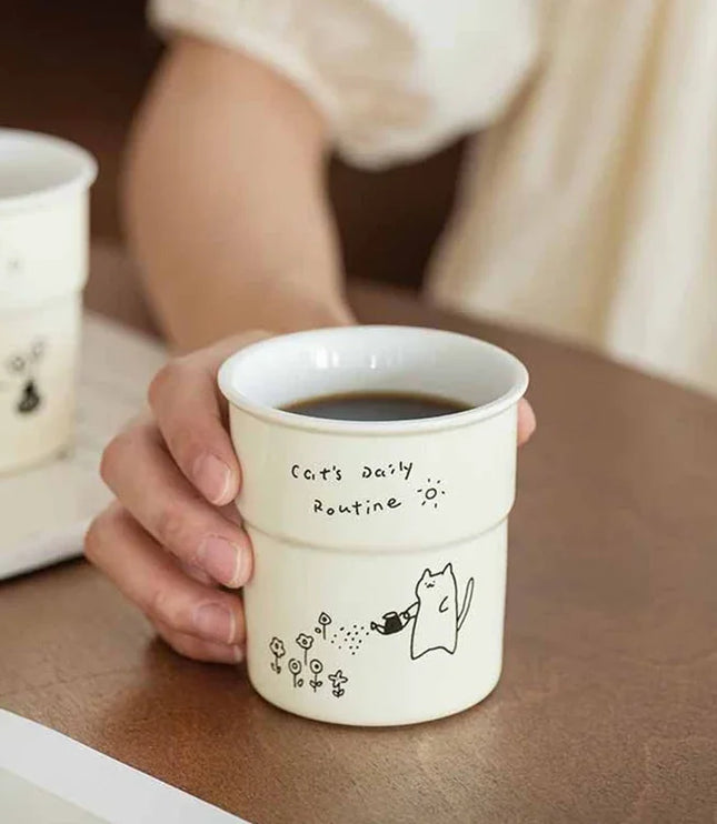 Cat Illustrations Cup