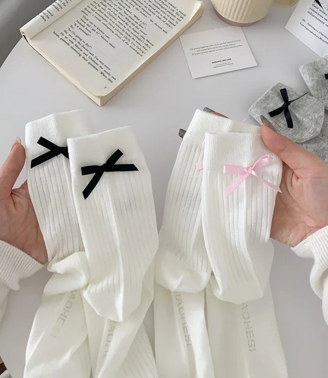 Ballet Bowknot Socks