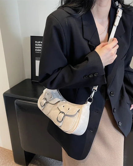 Double Pockets Handbag