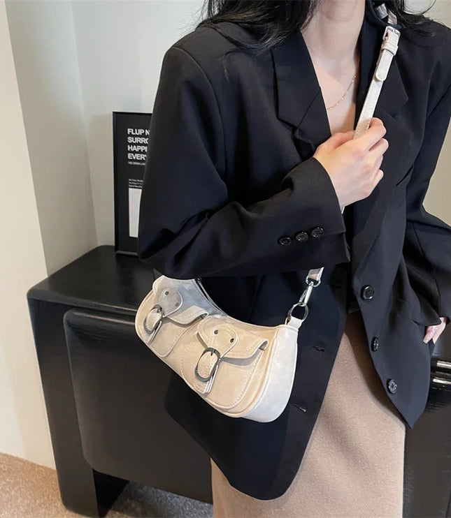 Double Pockets Handbag