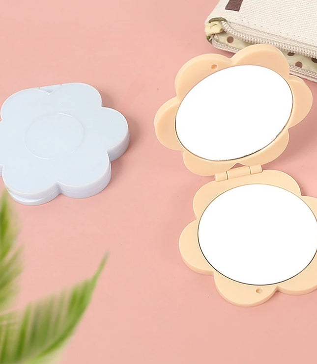 Flower Shaped Pocket Mirror