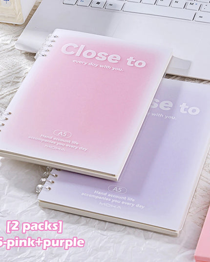 A5/B5 Pastel Binder Notebook