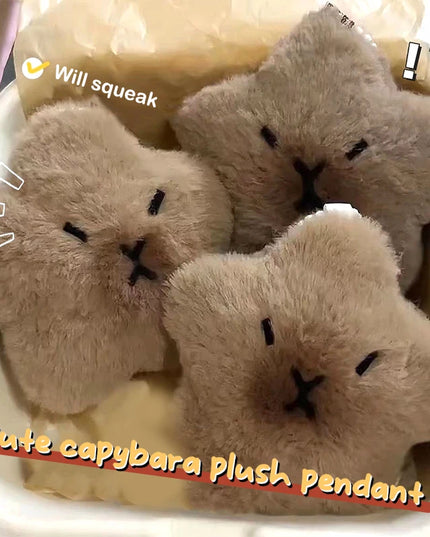 Capybara Plush Keychain