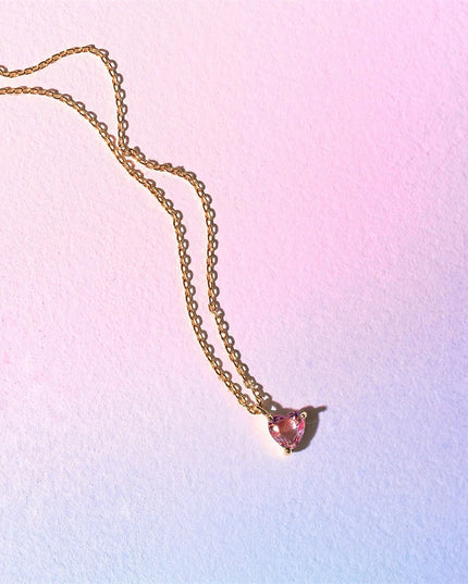 Pink Heart Necklace